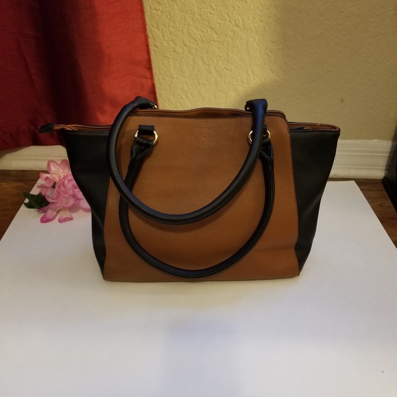 Leopard print satchel purse|Large - Picture 3 of 4